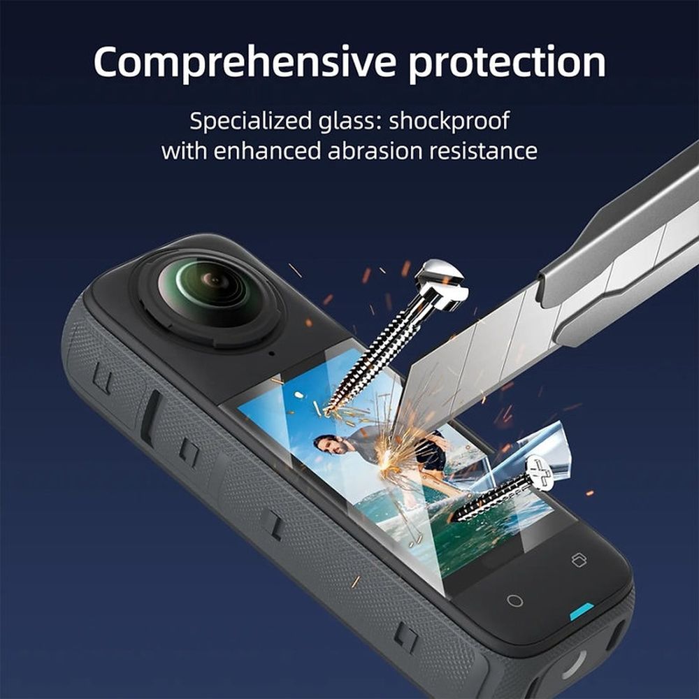 Telesin Screen Protector Tempered Glass for Insta360 X4