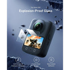 Protector de pantalla Telesin de vidrio templado para DJI Osmo 360