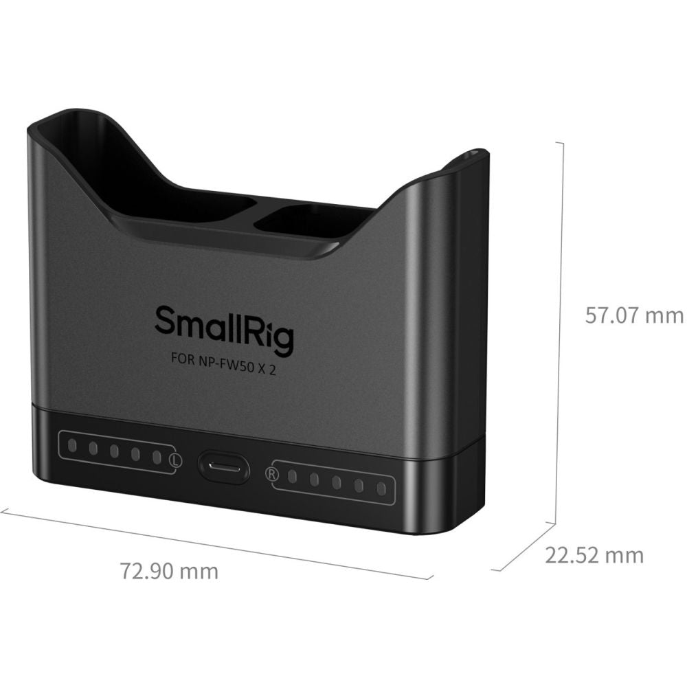 Cargador de batería para cámara SmallRig 5493 para NP-FW50