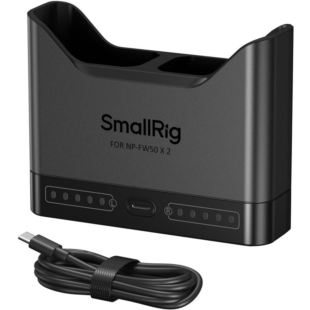 Cargador de batería para cámara SmallRig 5493 para NP-FW50