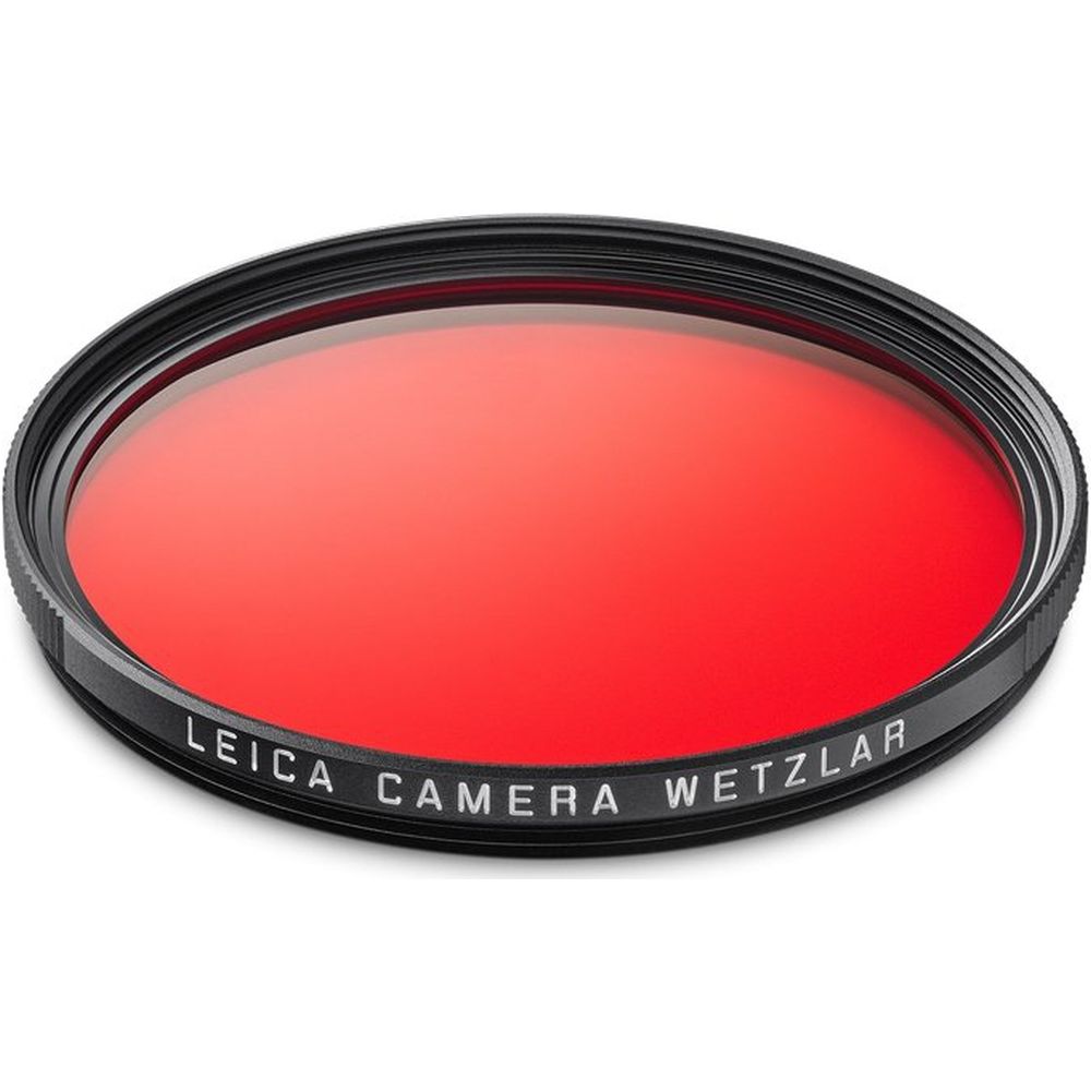 Filtro delgado Leica 19696 rojo E49 negro