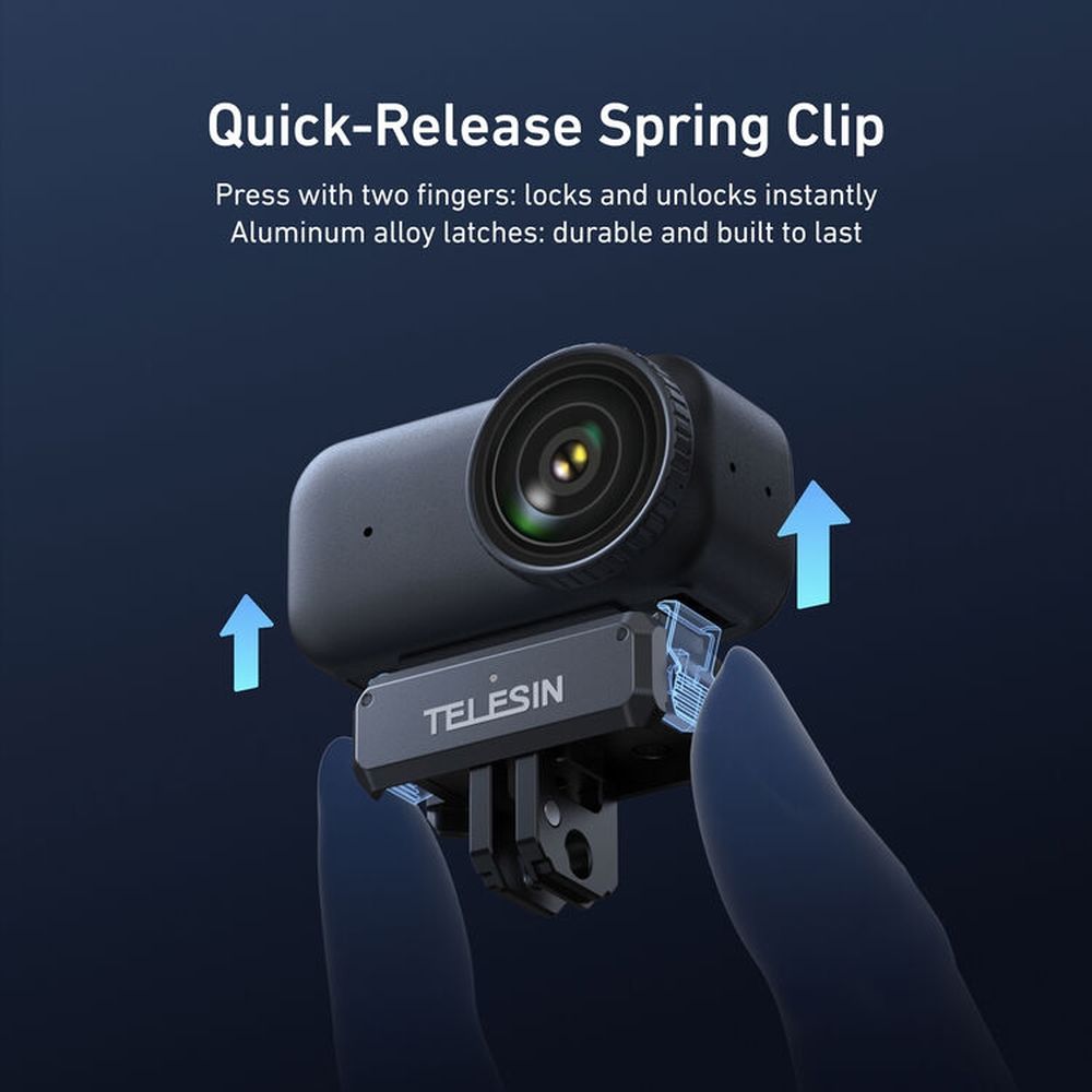 Telesin 3-in-1 Charging Mount Quick-Release - DJI Osmo Nano