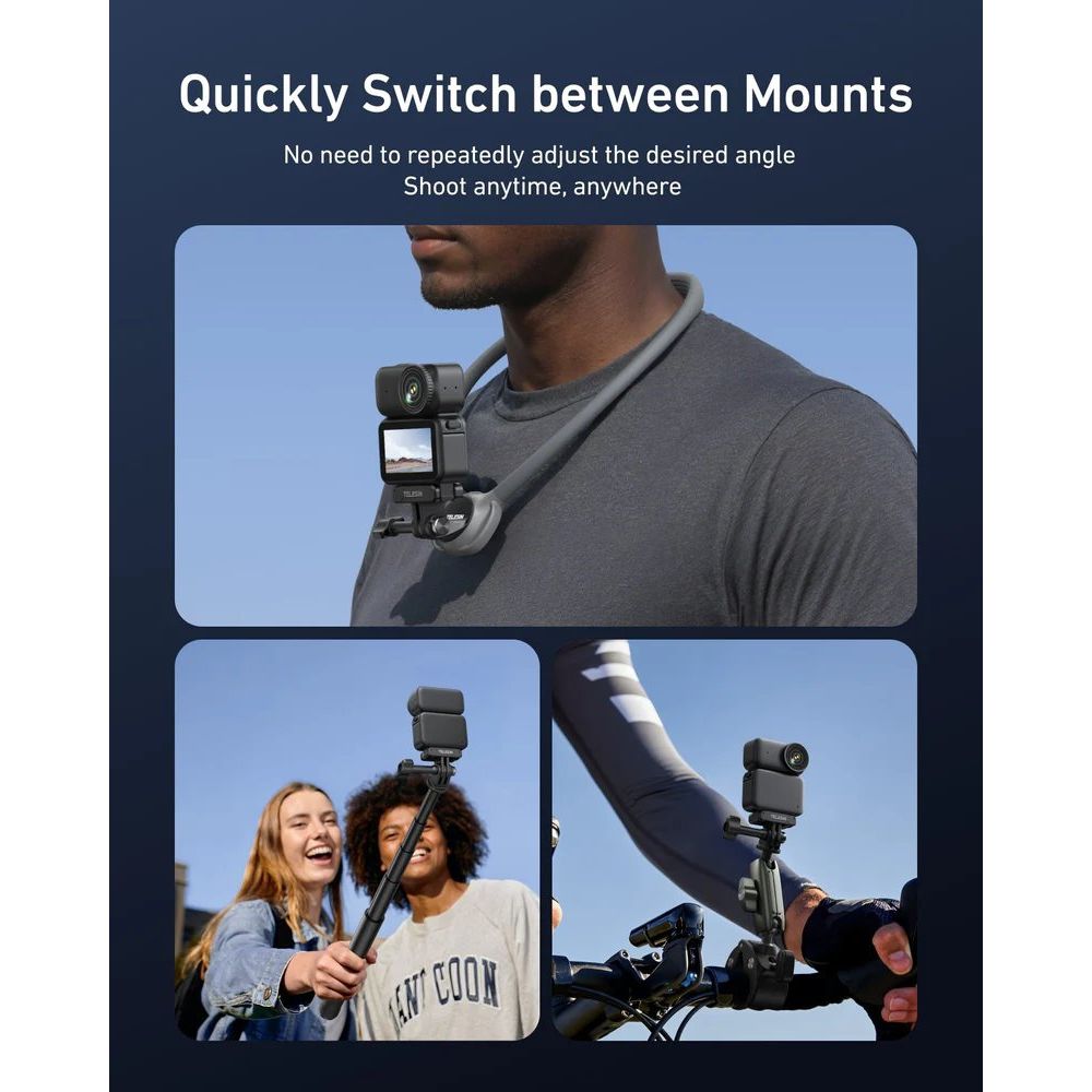 Telesin Quick-Release Adapter GoPro Mount for DJI Osmo Nano