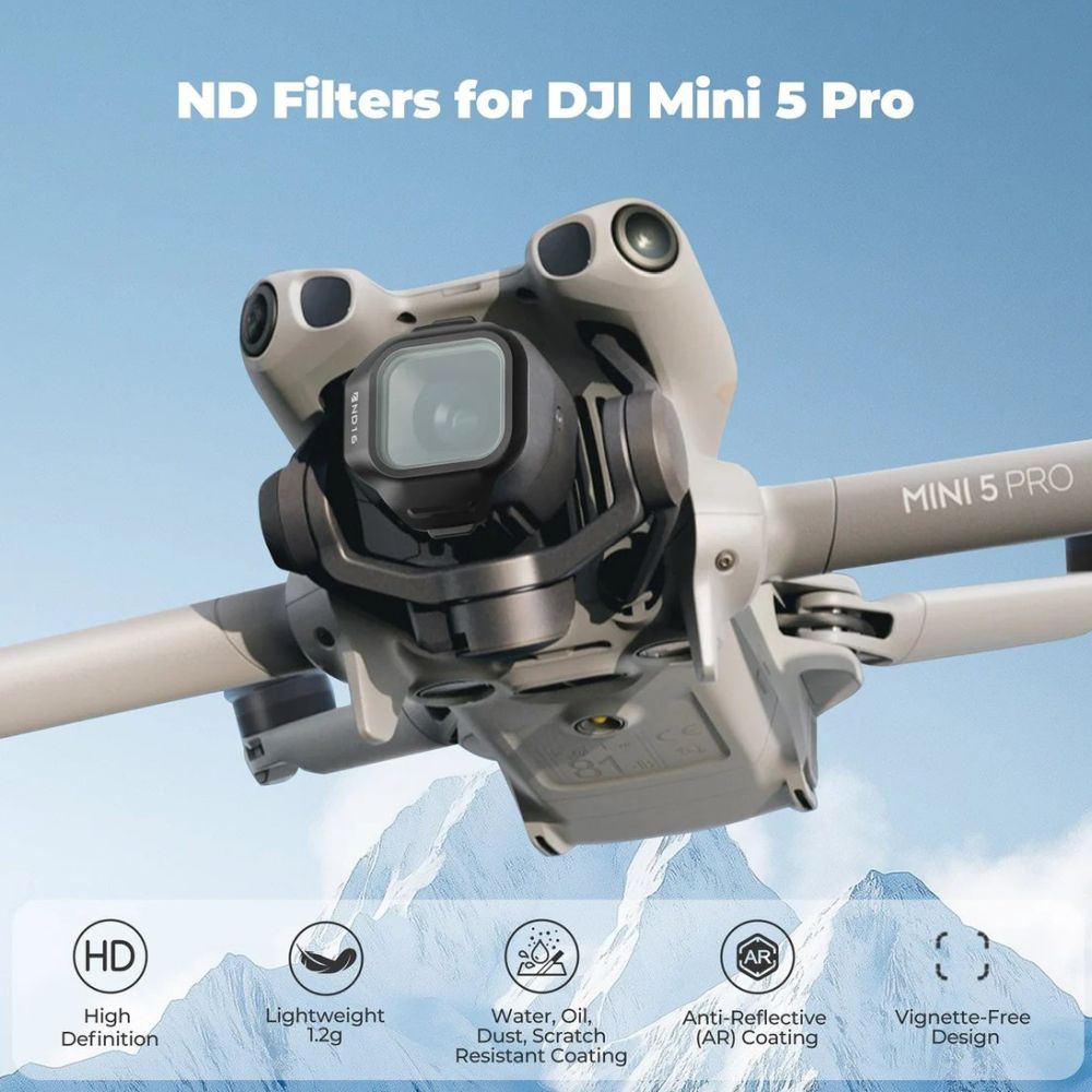 Filtros Freewell DJI Mini 5 Pro para todo el día (paquete de 6)