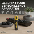 Aqiila AAA USB-C Rechargable Battery 1.5V 600mAh Li-Ion (4x)