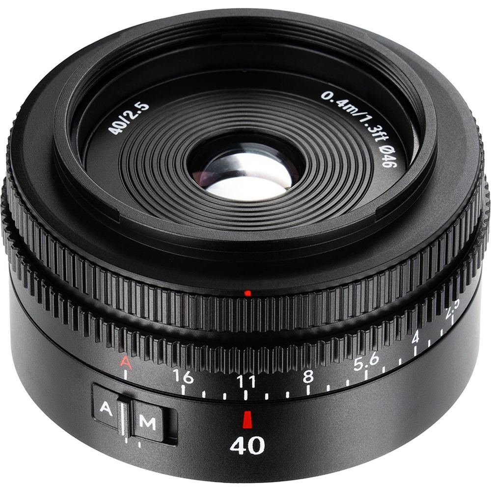 7Artisans AF 40mm f/2.5 Sony E-montura Negro