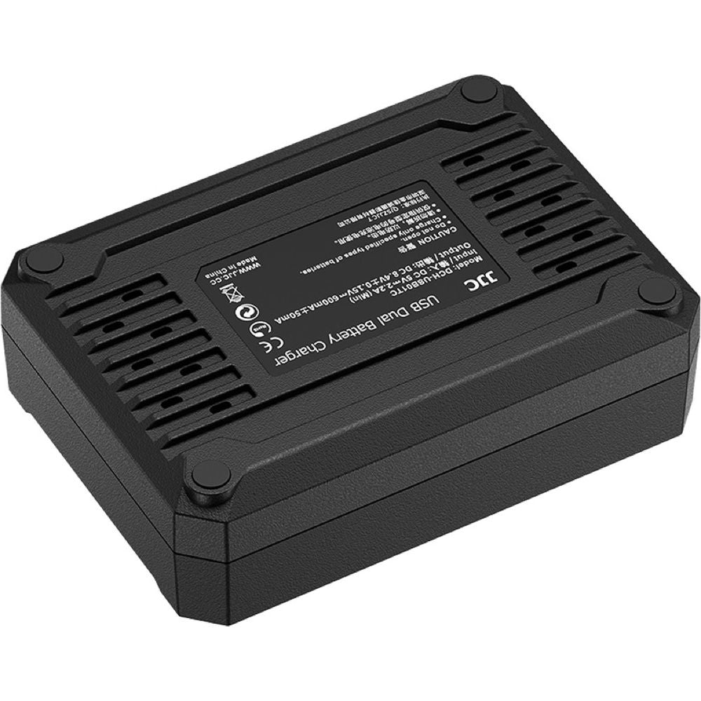 JJC Fuji DCH-W126TC USB-C Dual Battery Charger (for Fuji NP-W126 battery)