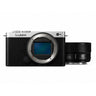 Panasonic Lumix S9 Cuerpo plateado/negro + Lumix S 40mm f/2.0 - Negro