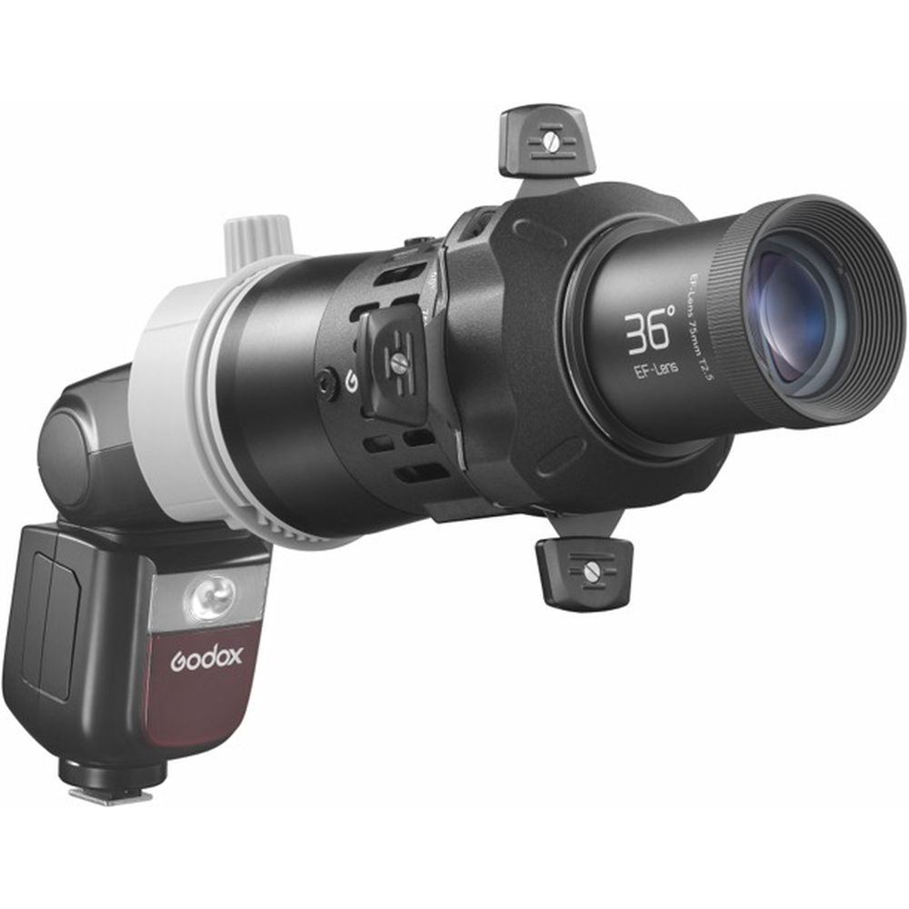 Godox Proyector de flash de cabeza cuadrada FP-M de 36 grados