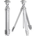 Leofoto AZ-204C+MBH-30 Trípode ultracompacto de la serie Azure, color plata