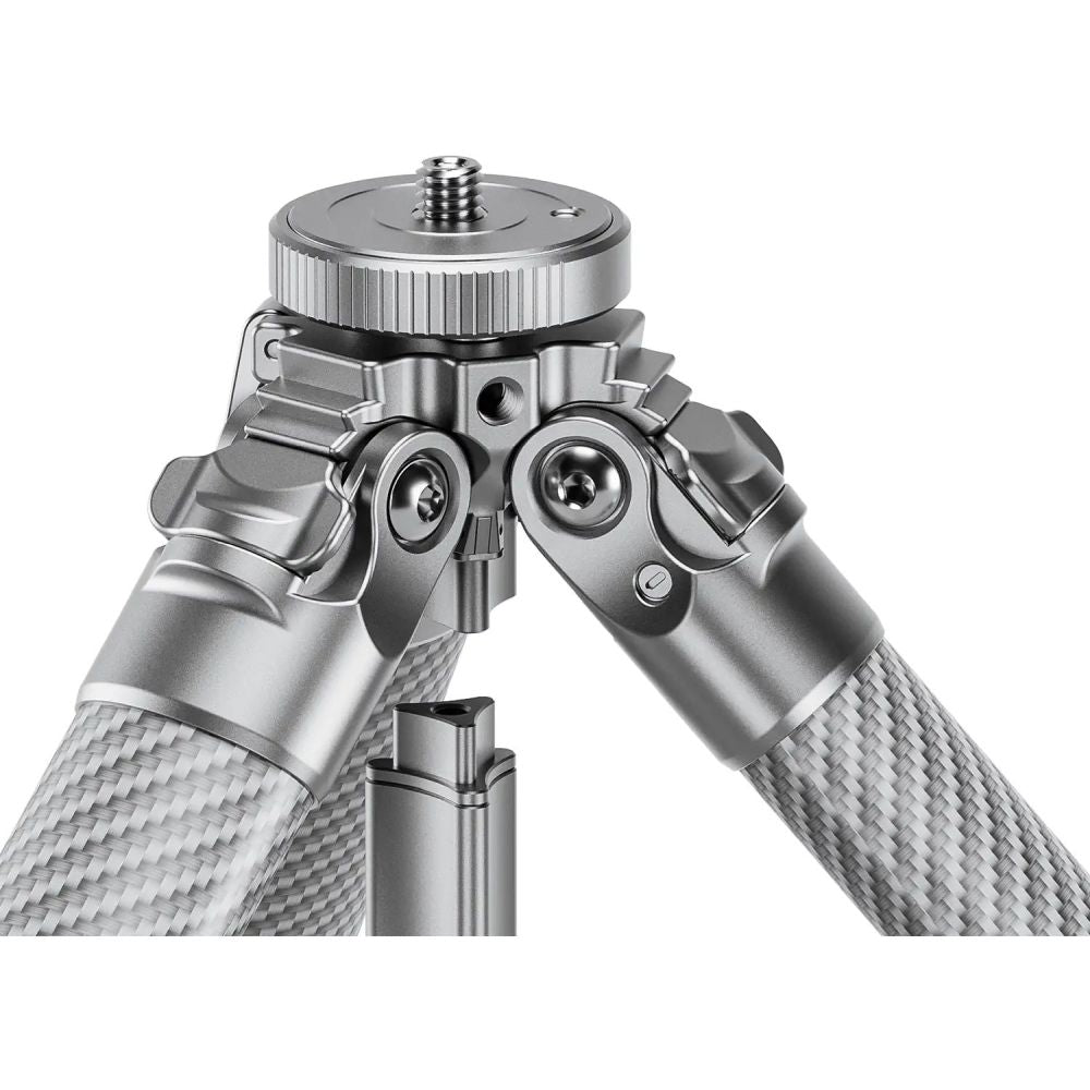 Leofoto AZ-204C+MBH-30 Trípode ultracompacto de la serie Azure, color plata