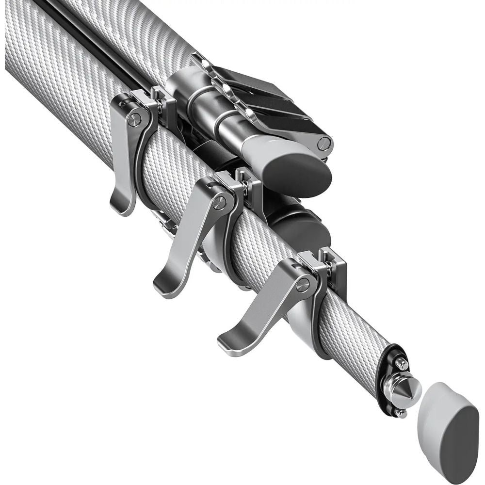 Leofoto AZ-204C+MBH-30 Trípode ultracompacto de la serie Azure, color plata