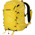 Mochila Leofoto Outdoor Series de 25 litros con inserto grande, color amarillo.