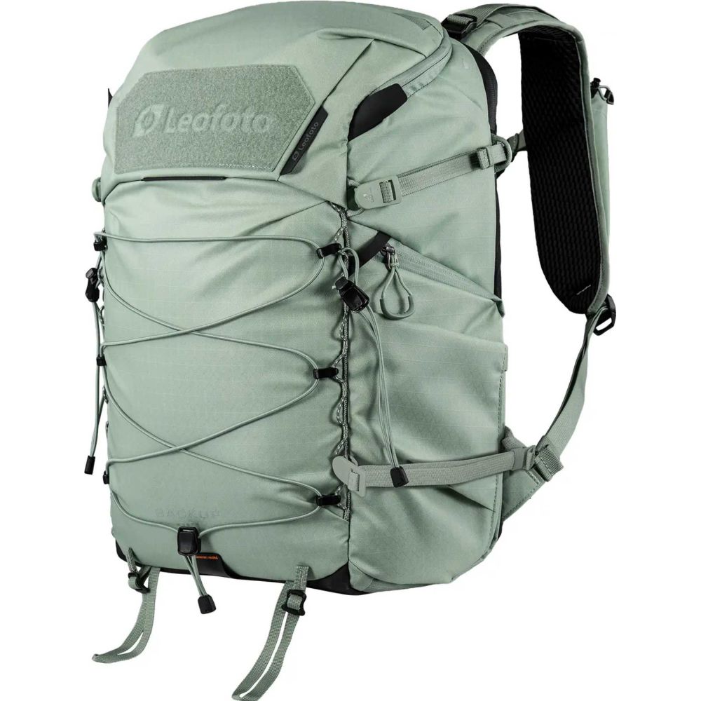 Mochila Leofoto Outdoor Series de 25 litros, color verde (solo la mochila).