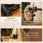 SmallRig 6274 Kit de funda de cuero para Panasonic LUMIX L10, color negro