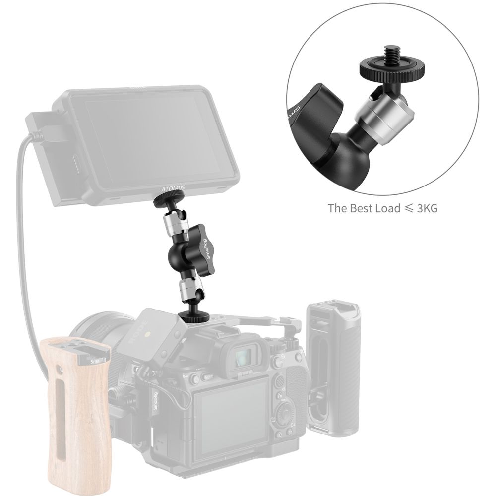Soporte mini Magic Arm SmallRig 6509 de 4,3"