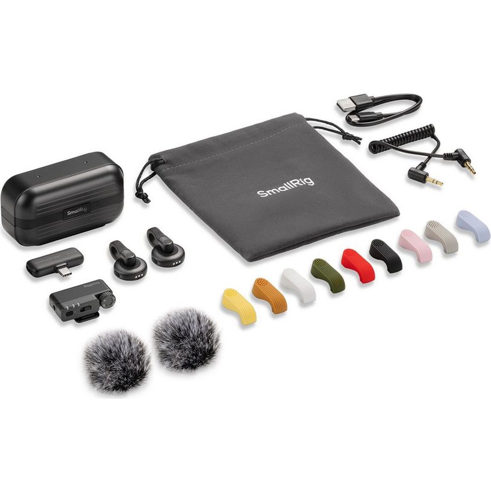 SmallRig 6526 S 70 Wireless Microphone with Multi-Device Compatibility, Black