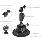 SmallRig 5855B 4.5" Suction Cup Mount for Action Cameras