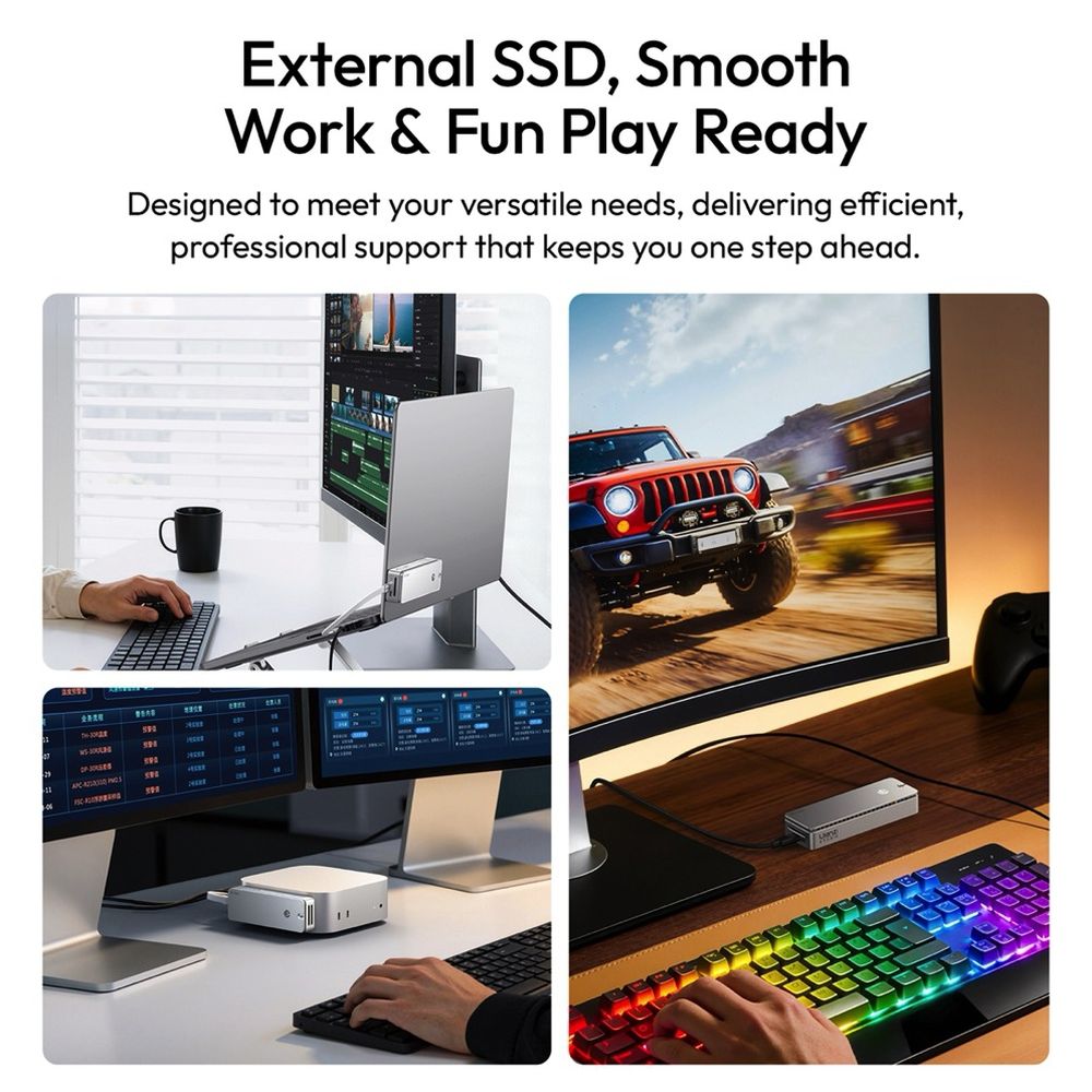 Caja SSD Ulanzi DT580 de 80 Gbps M.2 NVMe