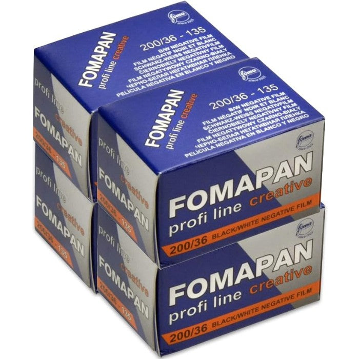 Fomapan Creative 200 135/36 caja de película de 4 piezas