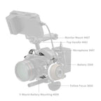 SmallRig 4977B HawkLock Liberación rápida Jaula para Canon EOS R5 Mark II