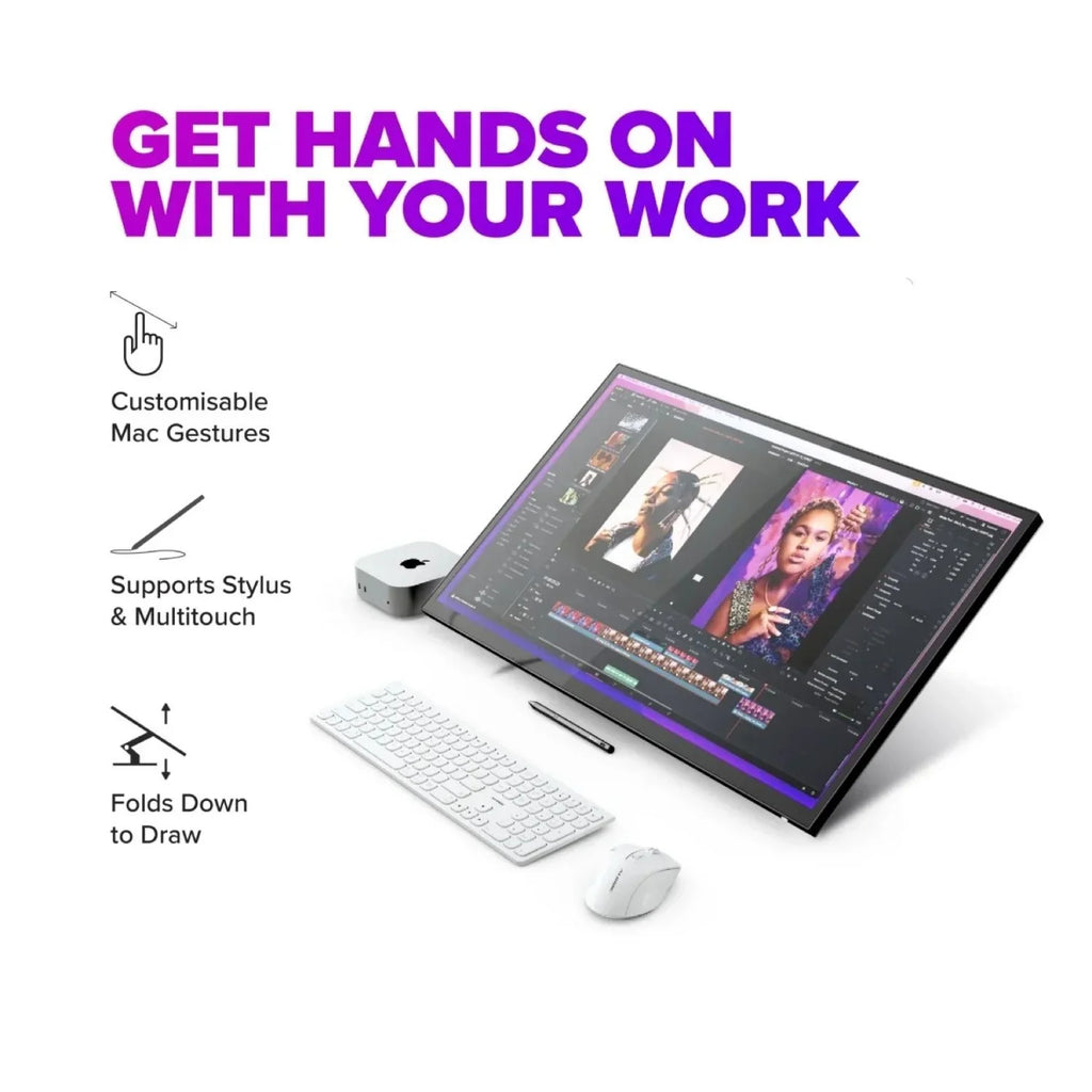 Alogic Clarity 5K Fold Touch 27" Monitor Táctil con USB-C Power Delivery