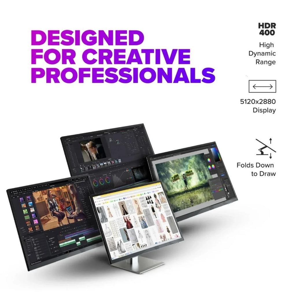 Alogic Clarity 5K Fold Touch 27" Monitor Táctil con USB-C Power Delivery