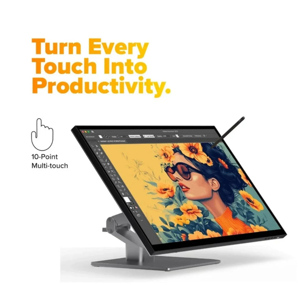 Monitor Táctil Alogic Clarity Fold Touch 27" 4K con Webcam y USB-C Power Delivery