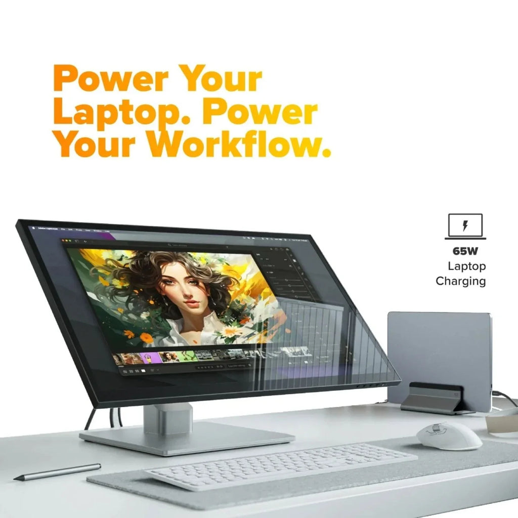 Monitor Táctil Alogic Clarity Fold Touch 27" 4K con Webcam y USB-C Power Delivery