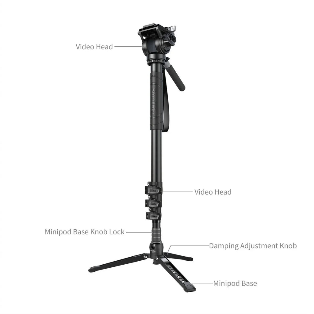 SmallRig 6622 Aluminum Alloy Monopod with Video Head