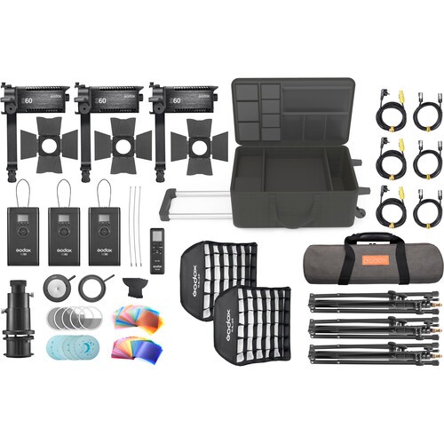 Kit Godox de Luz LED Focalizadora S60