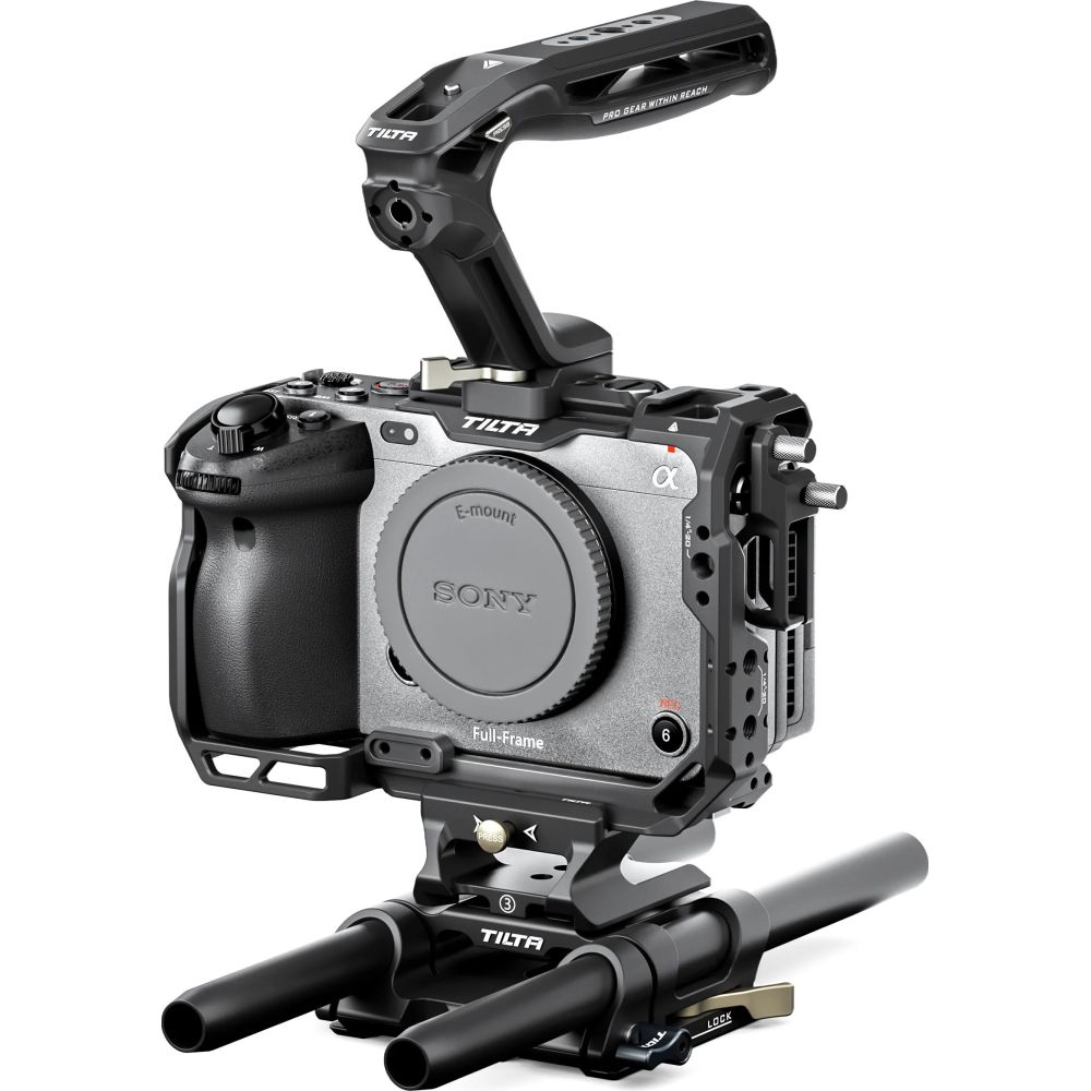 Jaula para cámara Tilta para kit básico V2 de Sony FX3/FX30 - Negra