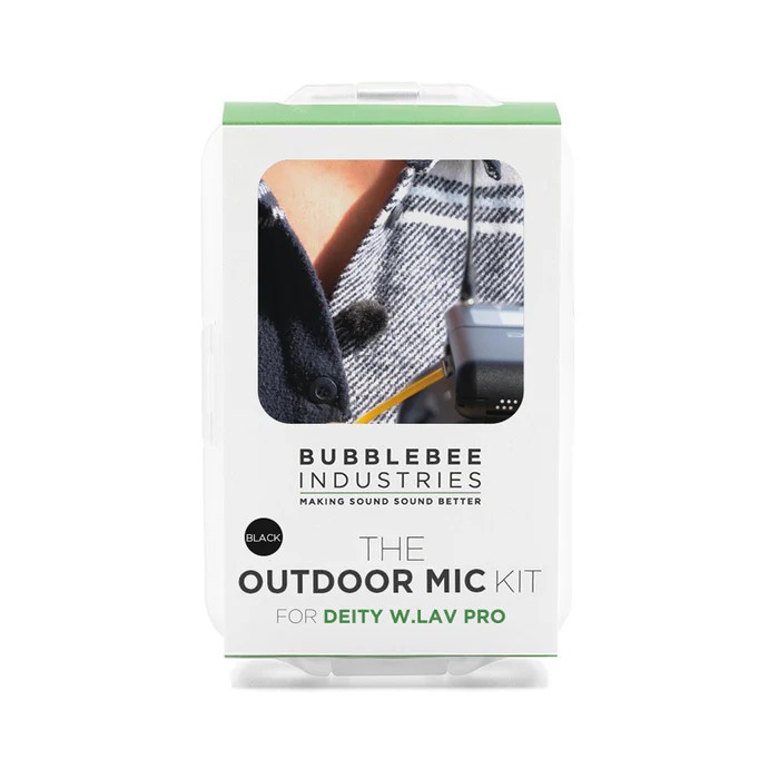 Bubblebee The Outdoor Mic Kit For Deity W.Lav Pro, negro