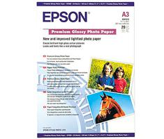 Epson papel fotográfico Premium Glossy A3 20 hojas