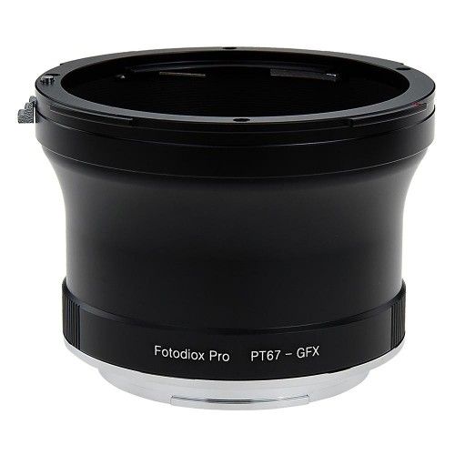 Fotodiox Pro Adaptador de Montura de Lente, Pentax 6x7 (P67, PK67) Monte SLR Lente a Fujifilm G-Mount GFX Sistemas de cámaras digitales sin espejo (P67-GFX-Pro)