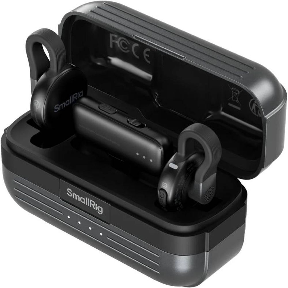 Micrófono inalámbrico SmallRig 5717 S70-C2 con adaptador USB-C para teléfonos, negro