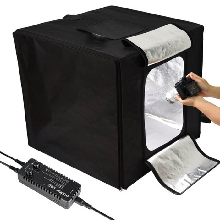 Godox Mini Estudio Portátil con Luz LED Doble L80x80x80cm