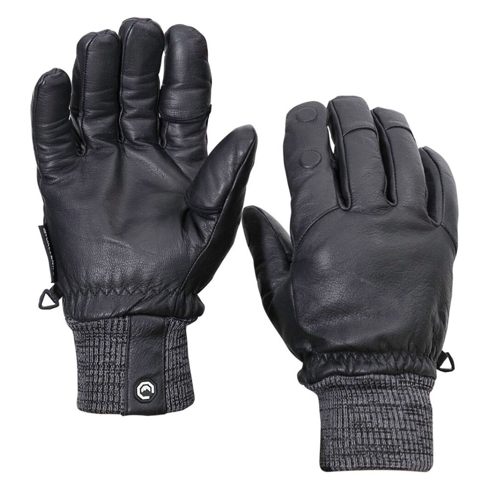 Vallerret Guante de Cuero Hatchet negro, XL