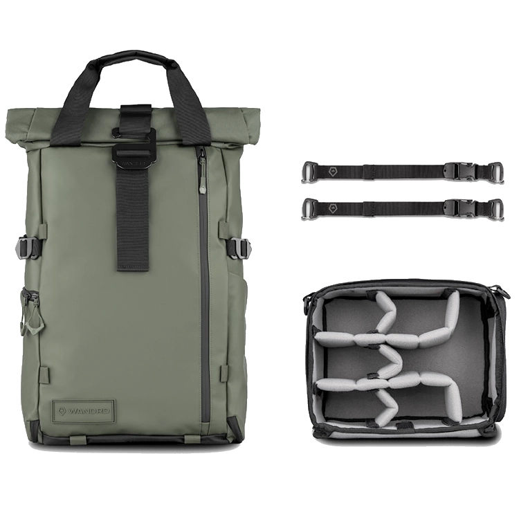 WANDRD PRVKE Photo Bundle Mochila V4 - Wasatch Green - 31L