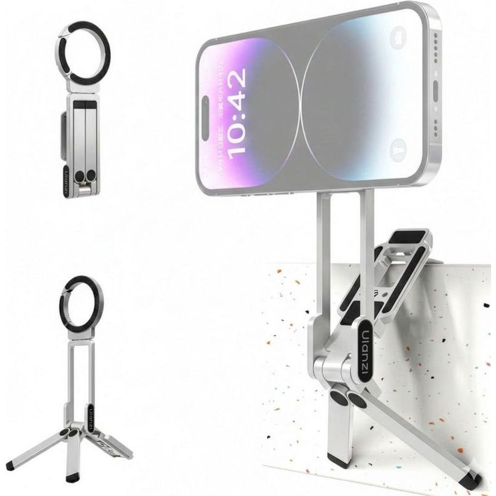 Soporte para fotografía de teléfono móvil Ulanzi MA38 MagLock (plateado)