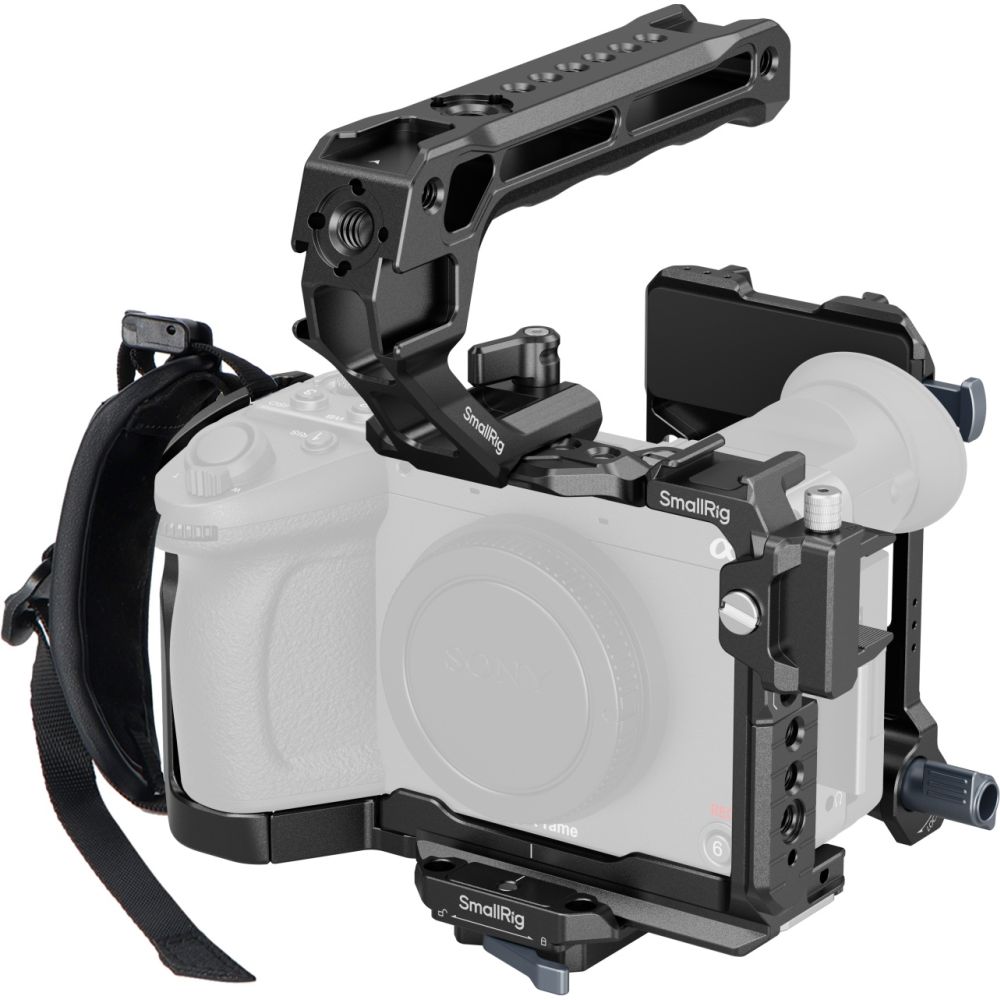 SmallRig 5590 Kit de jaula avanzada con placa de batería para Sony FX2