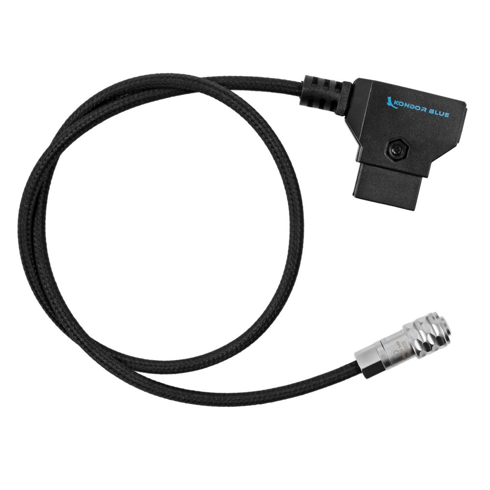 Kondor Blue D-Tap a BMPCC 4K 6K Cable de alimentación para Blackmagic Pocket Cinema Camera 4K P-Tap 20" - Negro