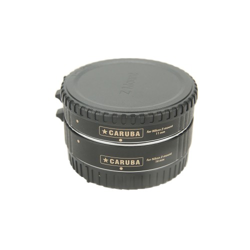 El Caruba Set Extensor de Tubos Nikon Chrome (Tipo II) Montura Z (para cámaras Montura Z de Nikon)