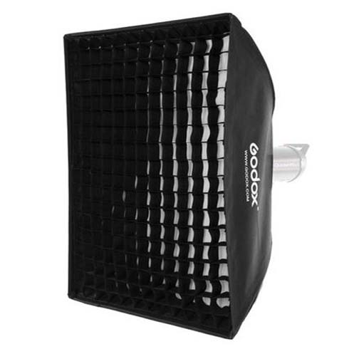 Godox Paraguas Softbox Bowens 60x60 con Rejilla