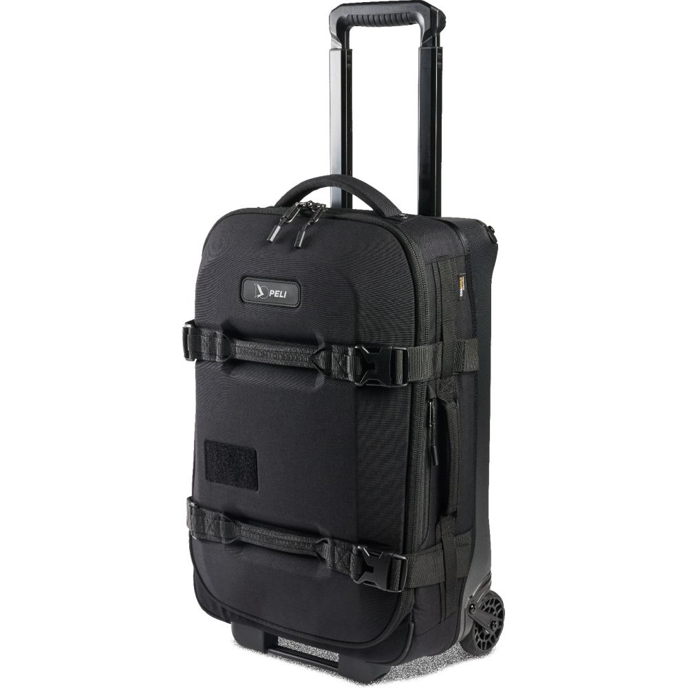 Bolsa de viaje híbrida con ruedas Peli AEGIS de 22", color negro.