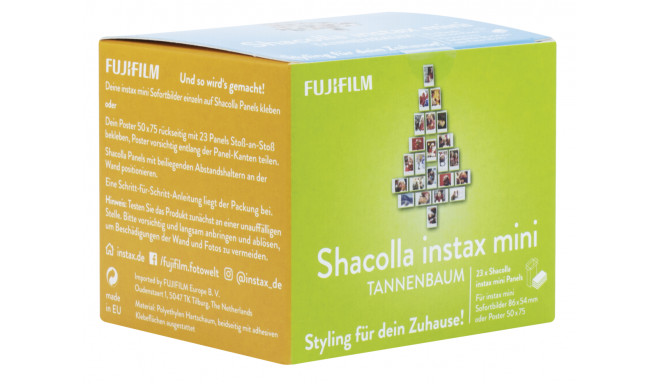 Caja de paneles fotográficos Fujifilm 1x23 Shacolla Box Christmas Tree Instax