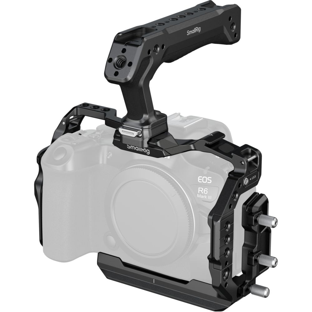 Kit de jaula de liberación rápida SmallRig 5957 "HawkLock" para Canon EOS R6 Mark III / R6 Mark II