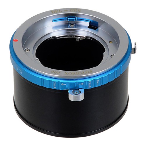 Adaptador Fotodiox Pro para montura de objetivo - Objetivo SLR con montura Deckel-Bayonett (Deckel Bayonet, DKL) a montura Sony Alpha E-Mount