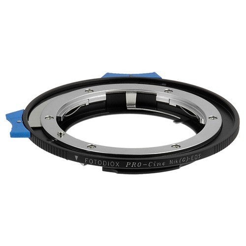 Fotodiox Pro Adaptador de montura de objetivo - Objetivo Nikon Nikkor F Mount G-Type D/SLR a cuerpo de cámara SLR Canon EOS (EF, EF-S) con dial de control de apertura incorporado