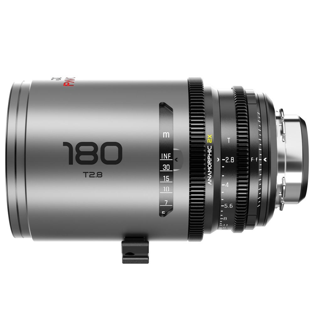 DZOFilm Pavo Prime anamórfico 2x 180 mm T2.8 - Revestimiento neutro - Montura PL y EF (metros)